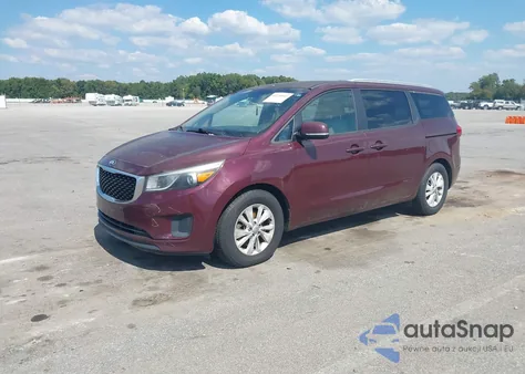 2015 Kia Sedona Lx z USA, uszkodzony, nr VIN KNDMB5C1XF6033137